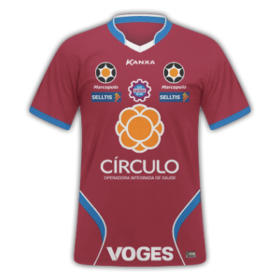 Camisa Kanxa Caxias I 2012 c/nº